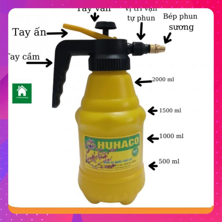 Bình xịt phun sương tưới cây HUHACO,Bình xịt tưới cây,Bình xịt