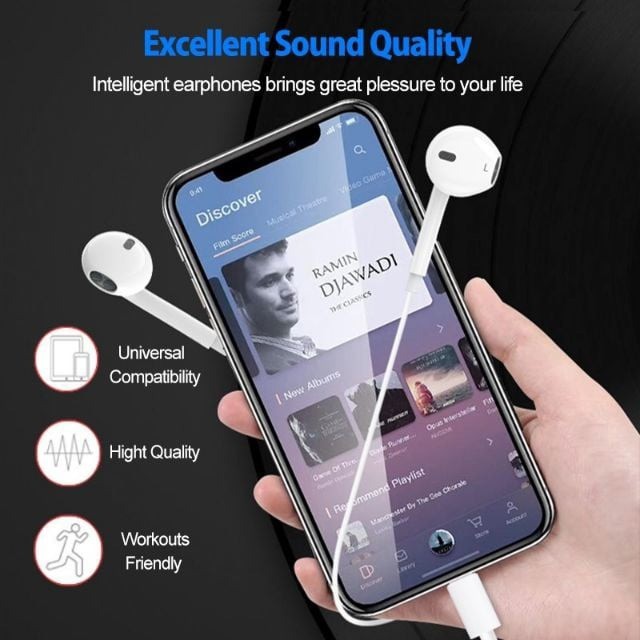 [GIÁ SỐC] TAI NGHE IPHONE 7,7P,8,8P,X,11 PROMAX,12PROMAX Tự Động Kết Nối Blutool,Có MIC đàm thoại.Bảo hành 12 tháng.