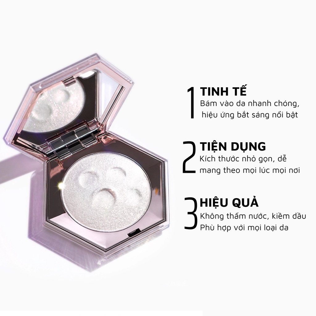 Phấn phủ Bắt Sáng Guicami Bản Dupe Hoàn Hảo Của Fenty Diamond L1716 che khuyết điểm kiềm dầu