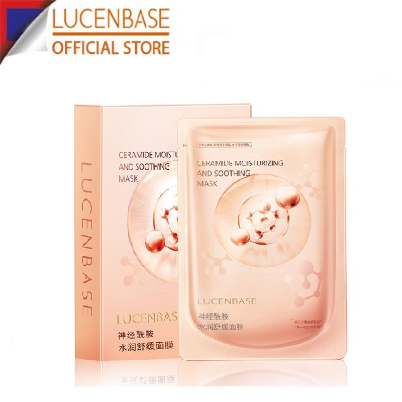 Miếng lẻ mặt nạ phục hồi da Ceramide LUCENBASE 25ml