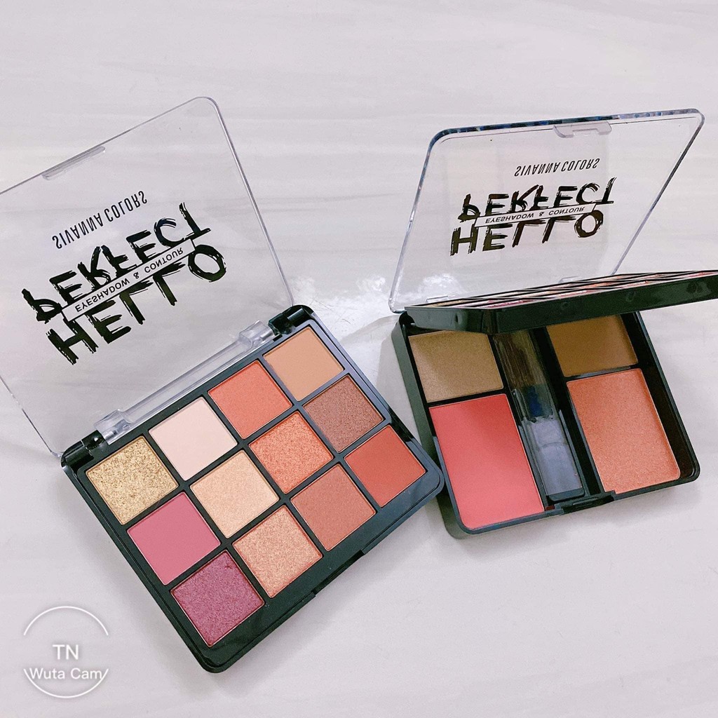 Set Phấn Mắt - Má Hồng - Tạo Khối Sivanna Hello Perfect HF5016