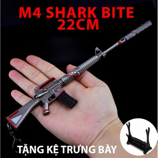Mô hình Trưng bày Trang Trí - PUBG M4 SHARK BITE 22cm