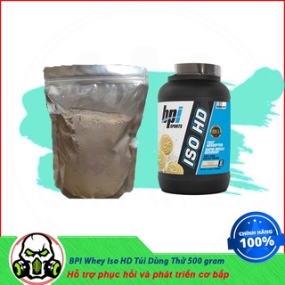 Sữa Dinh Dương Tăng Cơ Nuôi Cơ Phục Hồi Cơ Bắp Bpi Sports Iso HD Túi 500gram