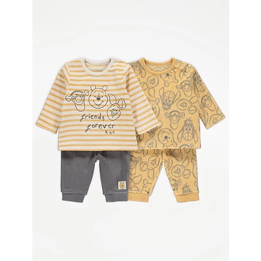 Set 2 bộ nỉ bông George AUTH cho bé