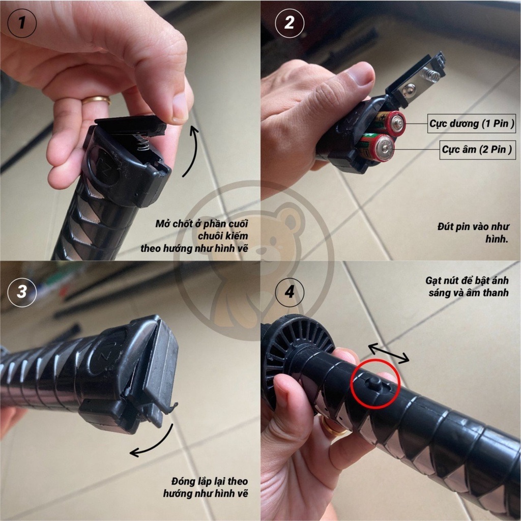 Đồ Chơi Kiếm Nhựa Katana Phát Sáng - Đồ Chơi  Katana Có Đèn Và Âm Thanh Phát Sáng Katana 68 Cm Loại To (SP200272)