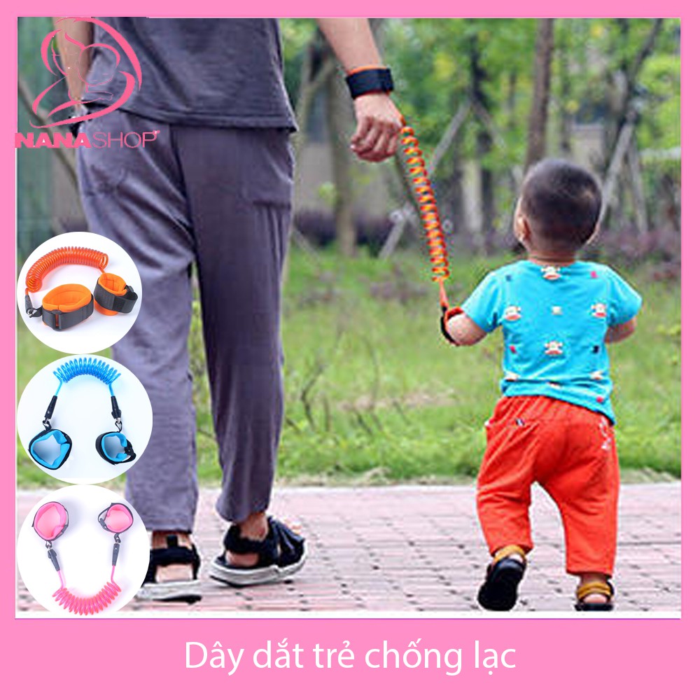 Dây dắt trẻ đi dạo, dây dắt trẻ an toàn chống lạc, dây an toàn 2,5m, xoay 360 độ
