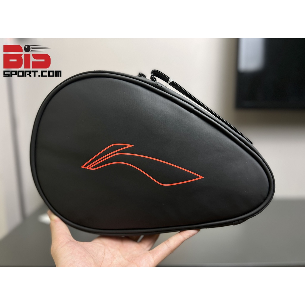 Bao Vợt Bóng Bàn Li-ning Chính Hãng Loại Tròn - Màu Đen - Da Bóng Chống Thấm Nước