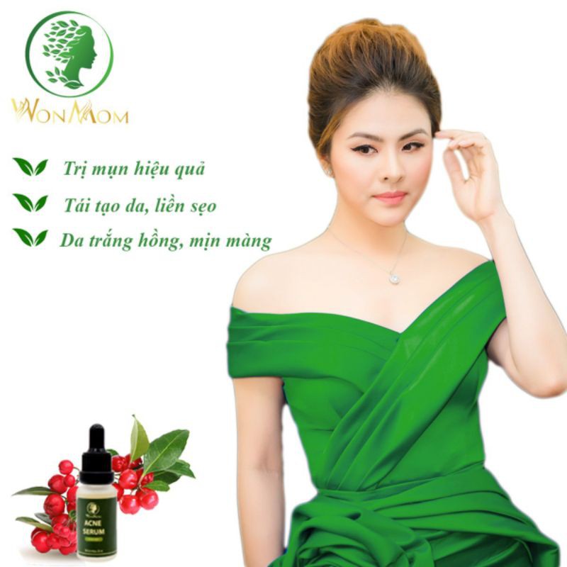 SERUM TRỊ MỤN TRỊ THÂM TÁI TẠO DA CHO MẸ BẦU VÀ SAU SINH WONMOM 20ML