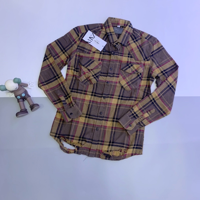 Sơ mi siêu cấp AMIRII kẻ rách đẳng cấp - Sơ mi kẻ vip | BigBuy360 - bigbuy360.vn