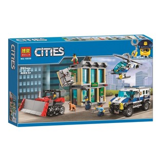 Lắp ráp Cities Lắp ráp Cướp ngân hàng - Cảnh sát bắt cướp 10659 - 591 chi tiết