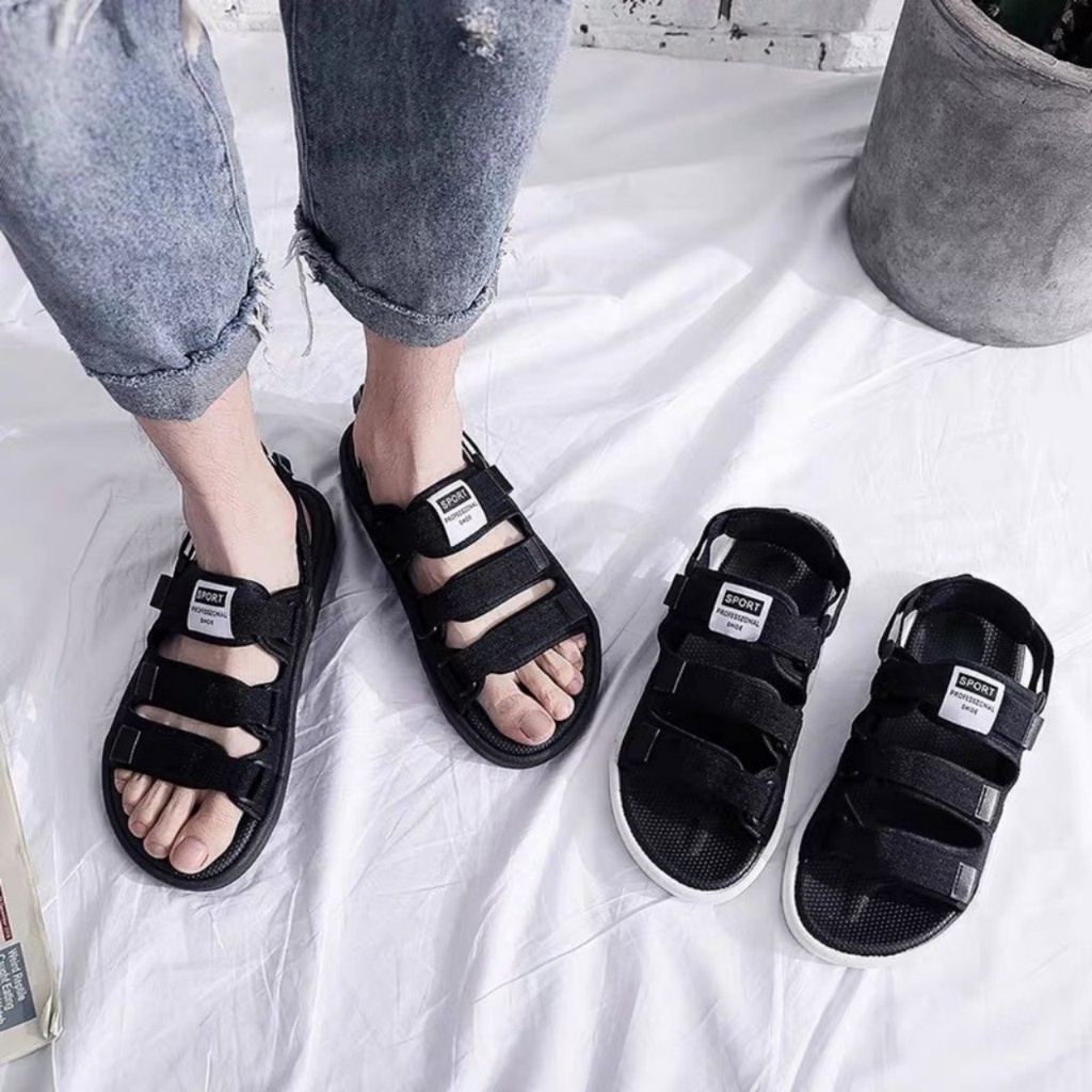 Dép sandal 3 quai nam và nữ êm chân cực đẹp thích hợp đi học, đi chơi,...