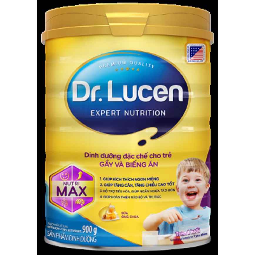 Sữa Dr. Lucen NutriMax cho trẻ gầy và biếng ăn loại 900g