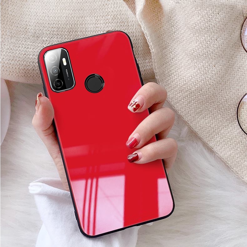 Ốp Lưng OPPO A53 Mặt kính gương sáng bóng cao cấp