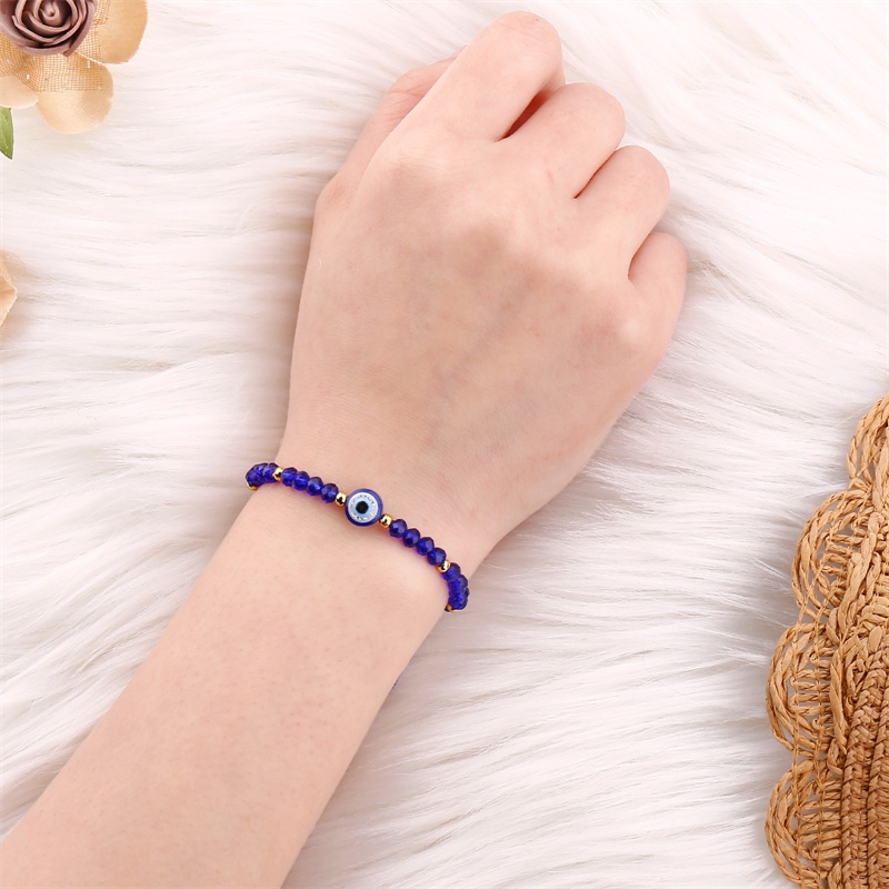 Vòng đeo tay RINHOO FRIENDSHIP chuỗi hạt phối mắt quỷ thời trang cho nam và nữ