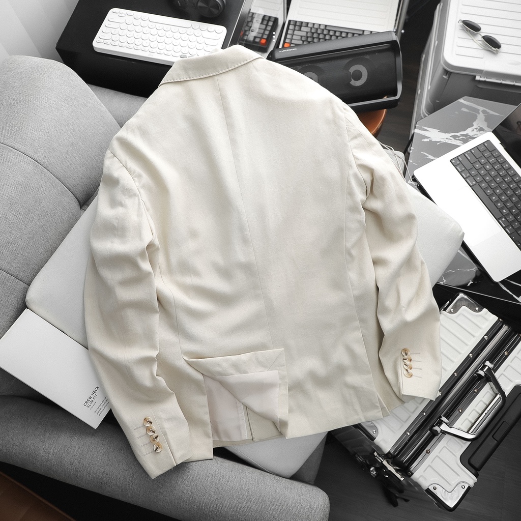 Áo Blazer Nam Linen Multi 6B , Chất Vải Linen Thoải Mái , BL000009 , SOMEHOW
