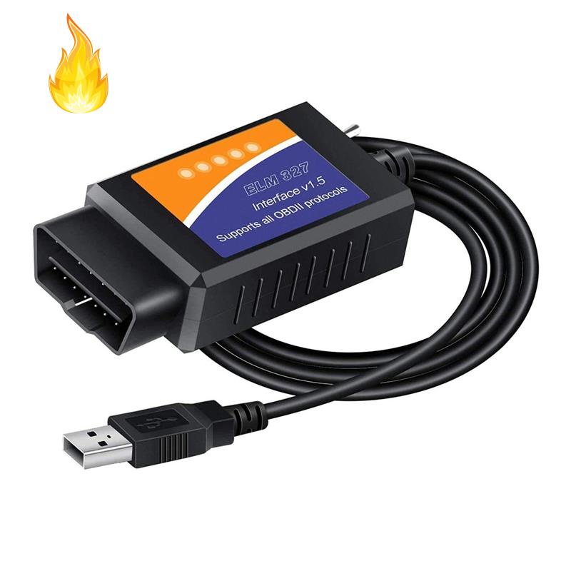Thiết Bị Quét Chẩn Đoán Lỗi ELMconfig OBD2 ELM327 USB Kèm Công Tắc MS-CAN / HS Chuyên Dụng Dành Cho Ô Tô Ford Mazda