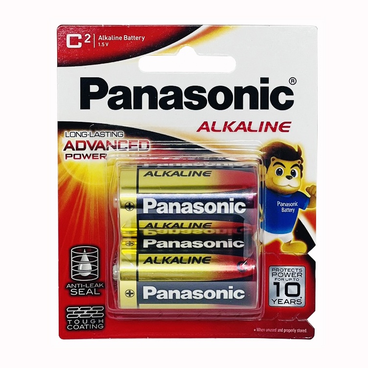 Pin trung Panasonic alkaline LR14T xuất xứ Nhật Bản chính hãng