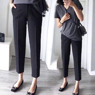 QUẦN VẢI BẦU công sở dáng BAGGY quần bầu đẹp 2021