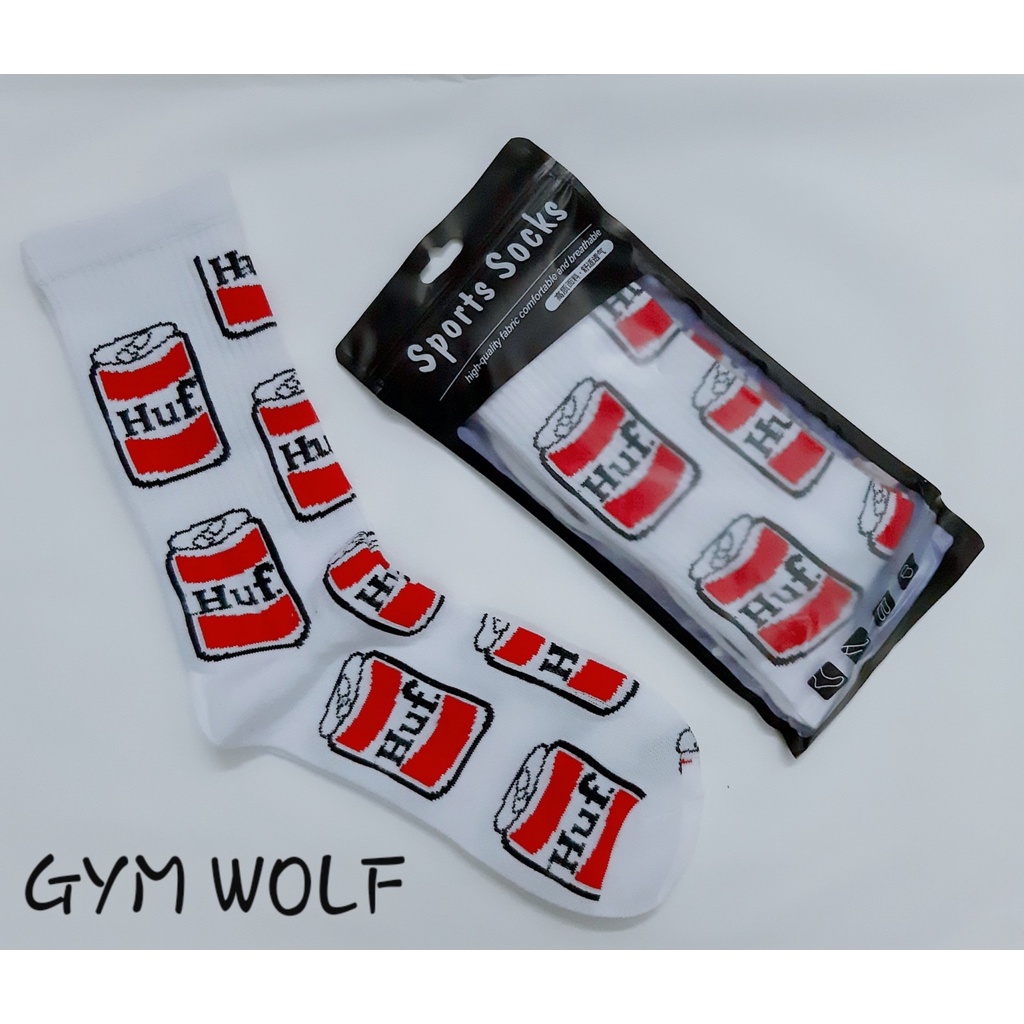 Vớ HUF cổ cao Nam Nữ phong cách thể thao, trẻ trung, năng động.