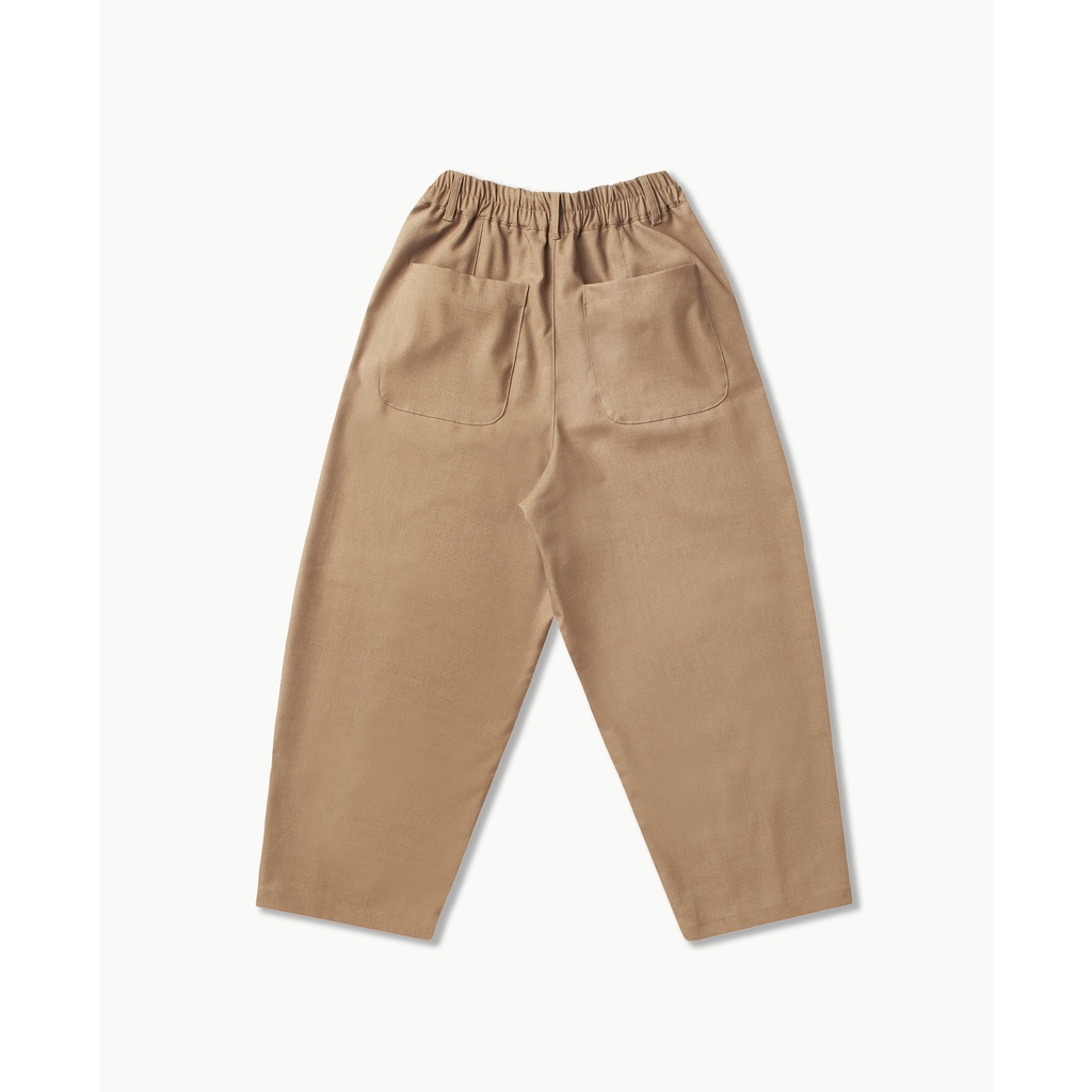 Quần tây ống rộng, form lửng, vải dày