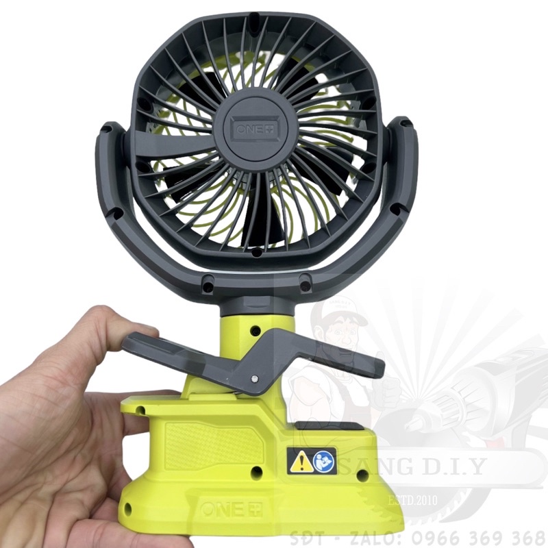 Quạt mini dùng pin 18V RYOBI 18V ONE➕