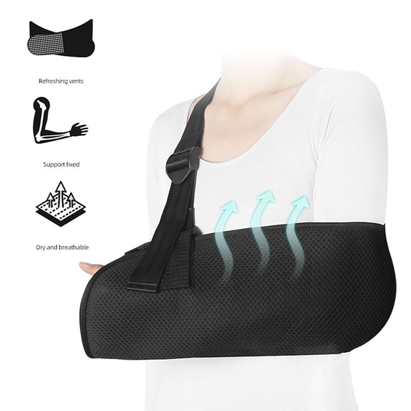 Đai Đeo Cánh Tay / Vai Kèm Đệm Xốp Hỗ Trợ Điều Chỉnh Được Tiện Dụng Cho Nam Và Nữ