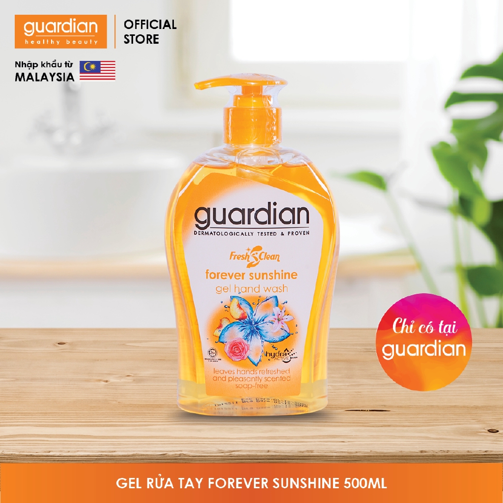 Gel rửa tay Guardian Fresh Clean Forever Sunshine 500ml | BigBuy360 - bigbuy360.vn