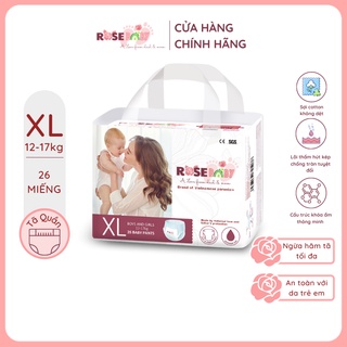 Bịch bỉm quần rose baby size xl (26 miếng