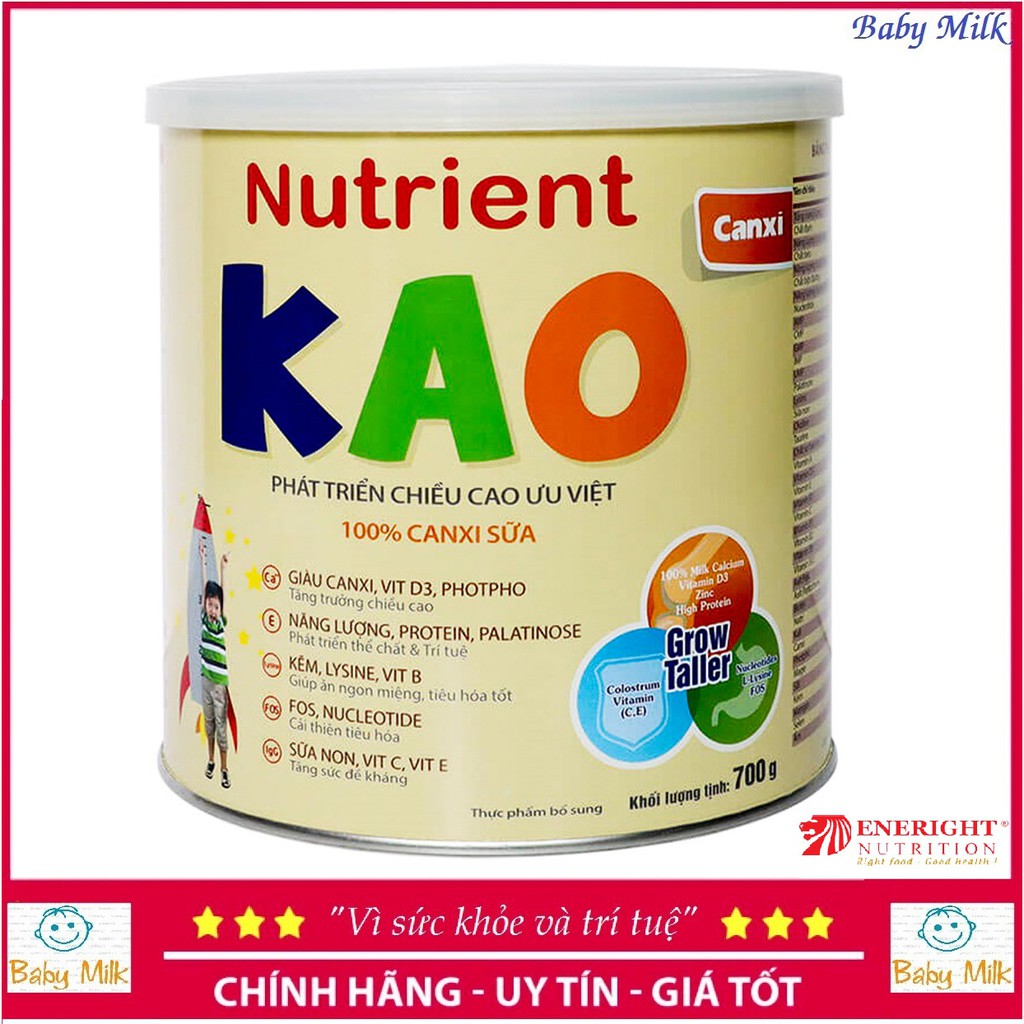 Sữa bột Nutrient KAO 700g (date mới)