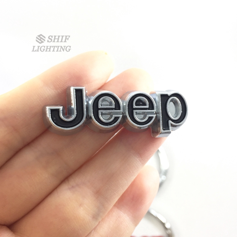 Miếng dán logo bằng kim loại độc đáo cho xe Jeep