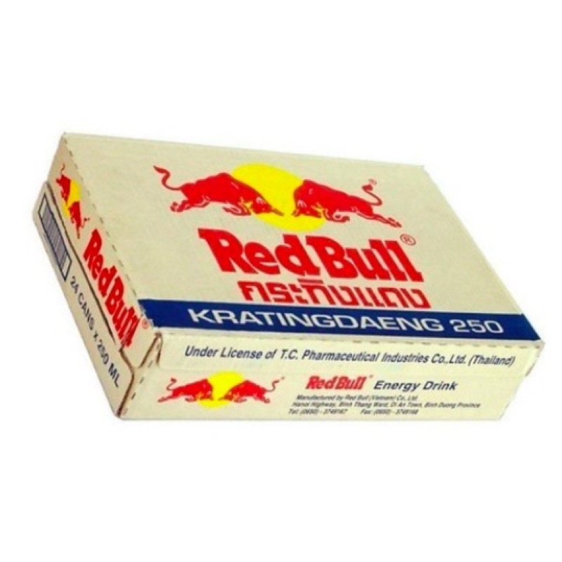 Bò húc Thái redbull thái lon, nước tăng lực