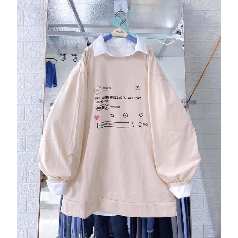 Áo Thun Tay Dài Form Rộng hàng Thu Đông cho nữ, hàng đẹp sắc nét