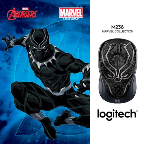 Chuột không dây Logitech M238 Marvel Collection