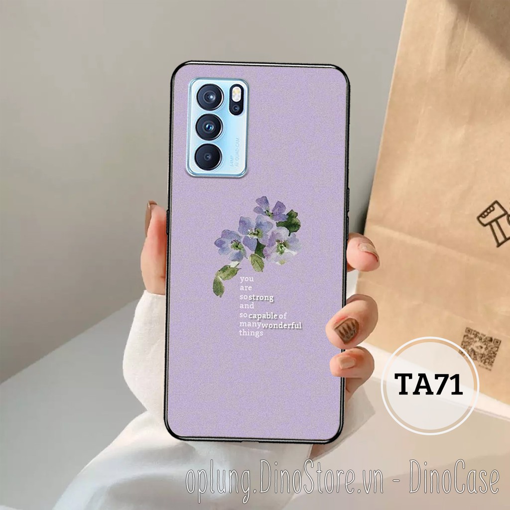Ốp lưng điện thoại Oppo Reno6 - Reno6 Z 5G - Reno6 Pro 5G - Ốp lưng Oppo in hình hoa nữ tính dễ thương cực đẹp.