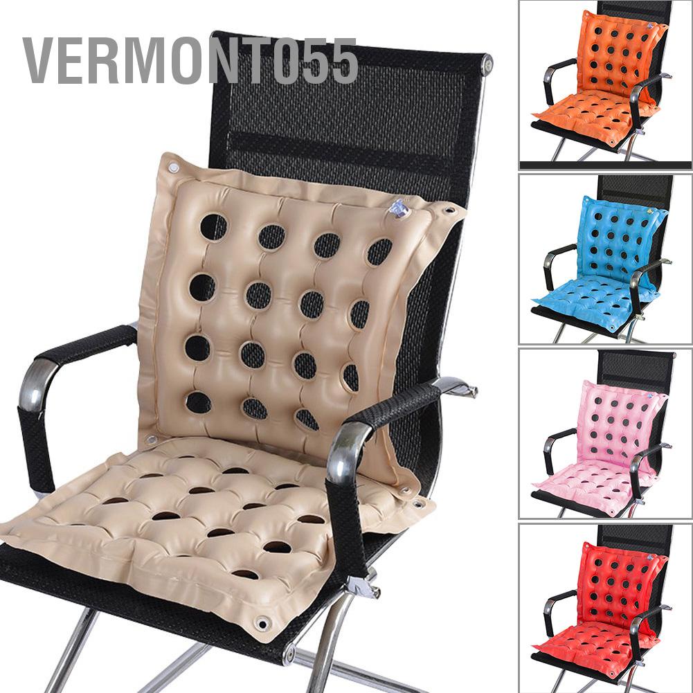 Hàng Hot Đệm ghế PVC Bơm hơi Bãi biển Văn phòng tại nhà Ghế đệm mát-xa hông Ghế mát Hàng giao ngay Vermont055
