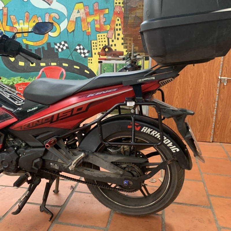 Baga hông gắn thùng đôi Givi cho Exciter 150