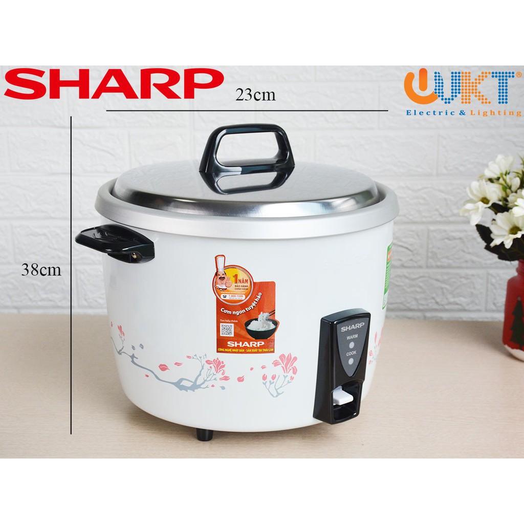 Nồi cơm điện nắp rời Sharp 3.8 lít KSH-740V (D40V)