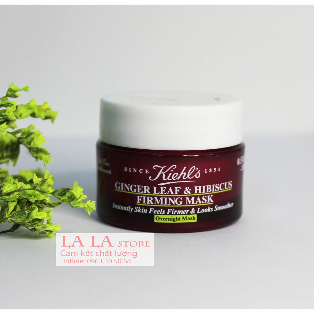 MẶT NẠ NGỦ CHỐNG LÃO HOÁ KIEHL'S GINGER LEAF & HIBISCUS FIRMING MASK 14ml