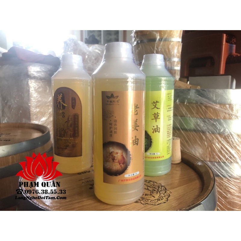 Dầu massage đông y vai cổ,gáy, ngải, gừng, đương quy lưu thông khí huyết bài trừ độc tố