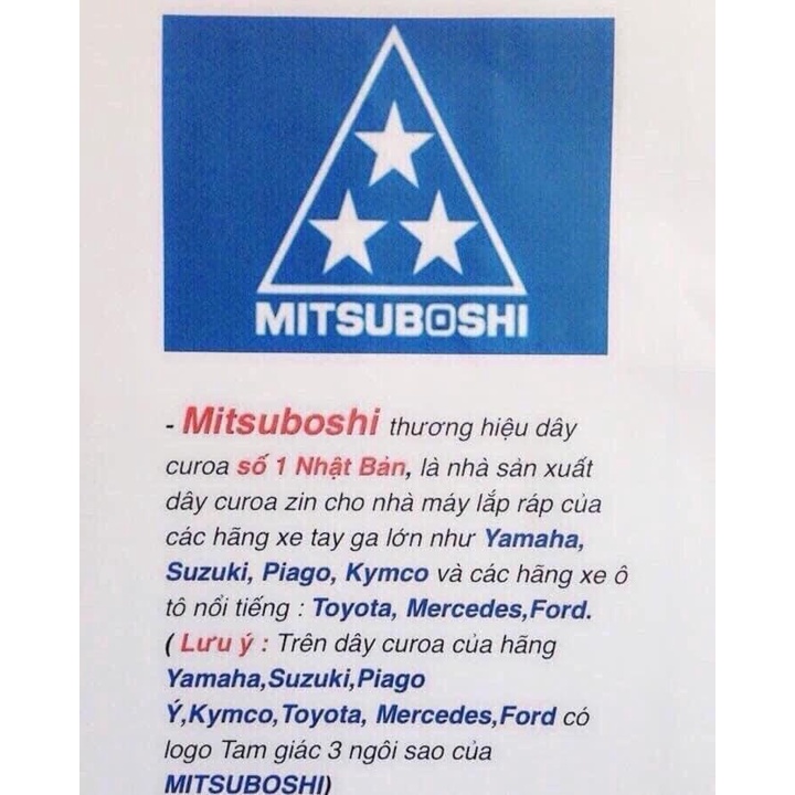 Dây curoa Mitsuboshi Ab 110