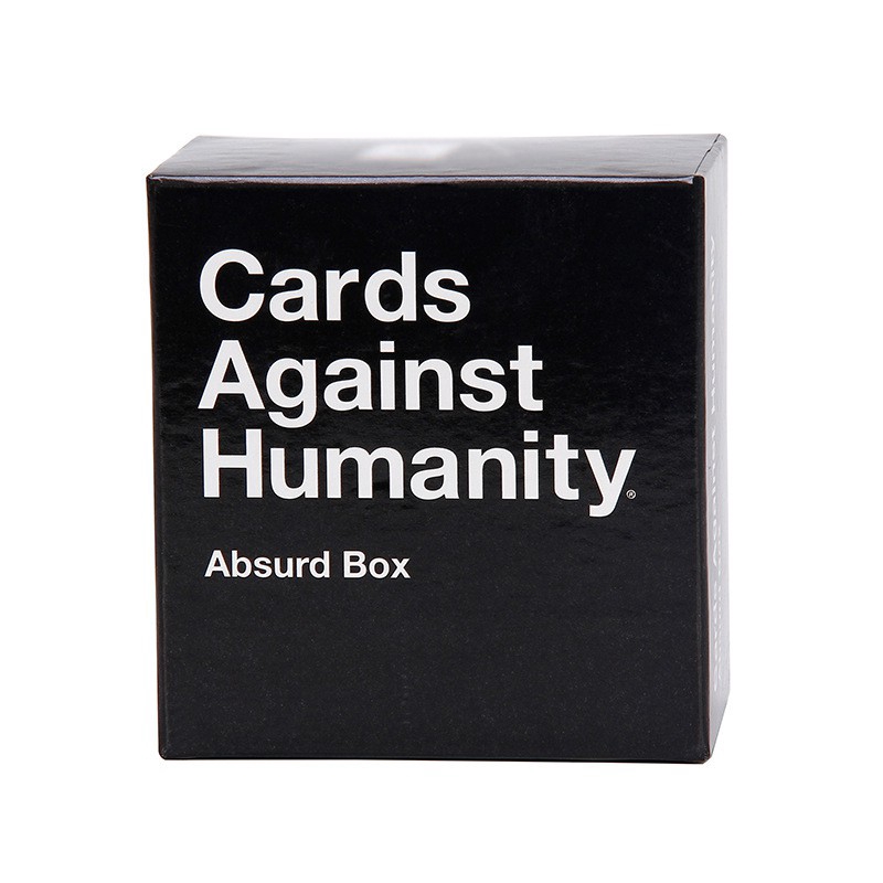 Hộp thẻ bài Chống lại nhân loại Cards Against Humanity Absurd Box bằng ABS dành cho người lớn và trẻ em