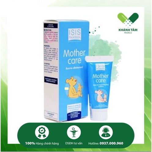 ISIS Pharma Mother Care 15ml - Kem hỗ trợ khô môi, chàm môi, nứt núm vú