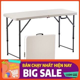 Bàn Gấp Gọn Du Lịch dã ngoại nâng hạ chiều cao tùy ý .Dài 120cm x rộng 60cm x cao ( từ 55cm - 75cm -90 cm )