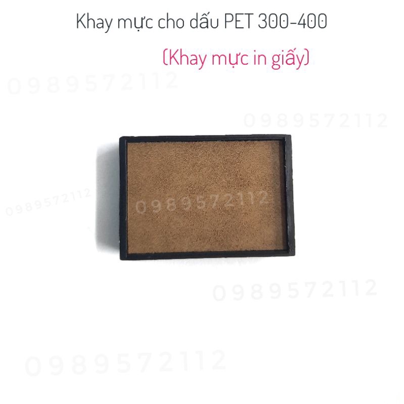 Khay mực - Tăm bông mực dấu ngày tháng PET 300-400 shiny