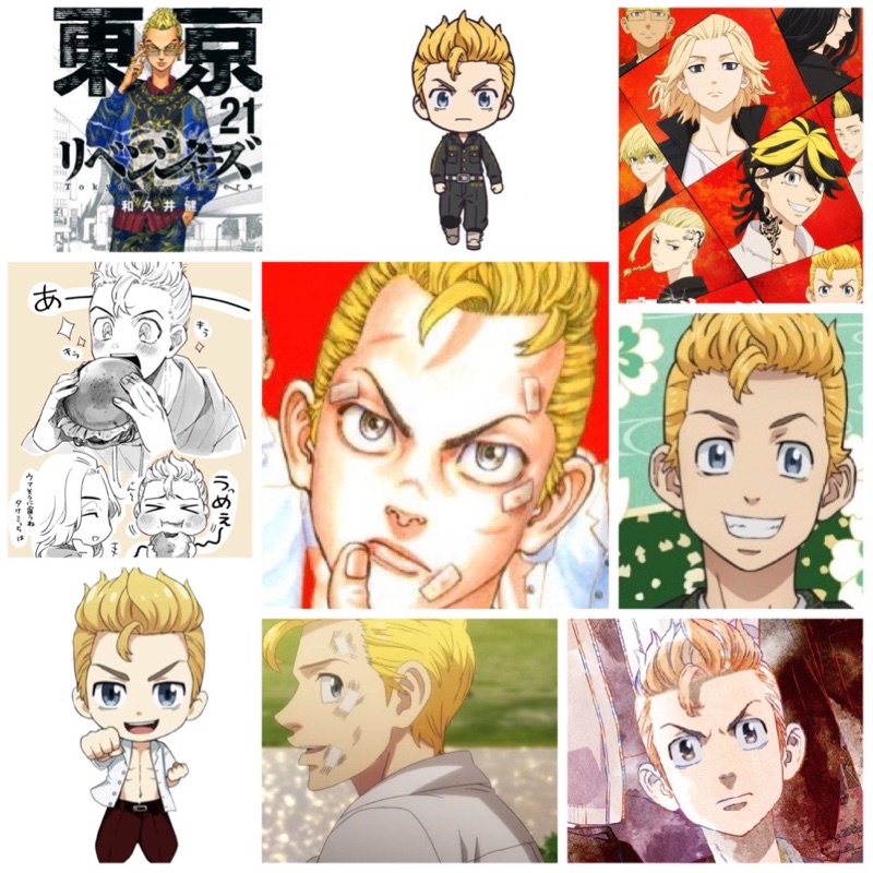 Sticker hanagaki takemichi 31 cái ép lụa khác nhau/ hình dán hanagaki tokyo revengrs
