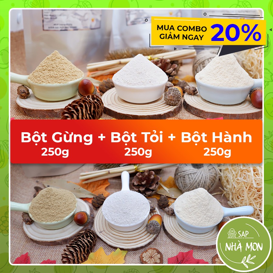 Bột Hành Tẩm Ướp Đồ Ăn - Bột Hành Hải Dương Ngon Loại 1 Nguyên Chất Kinh Môn Hải Dương 250g