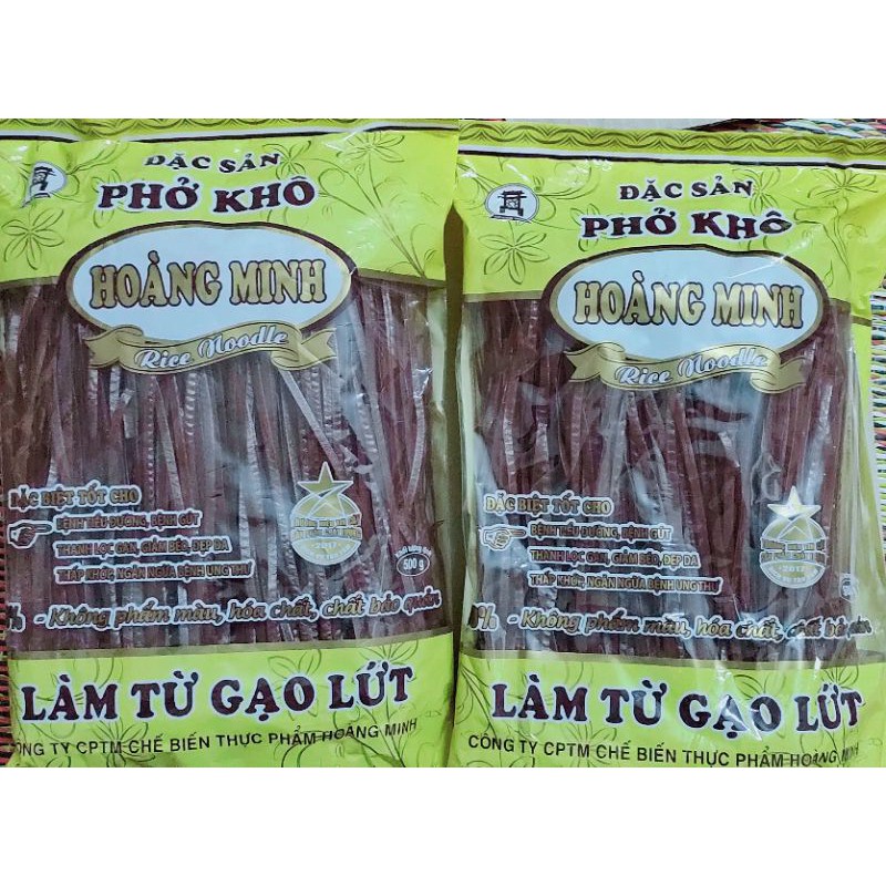 Phở gạo lứt Hoàng Minh đặc biệt gói 500gram