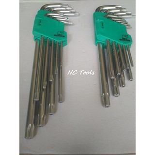 Bộ lục giác bông xi mờ 9 món