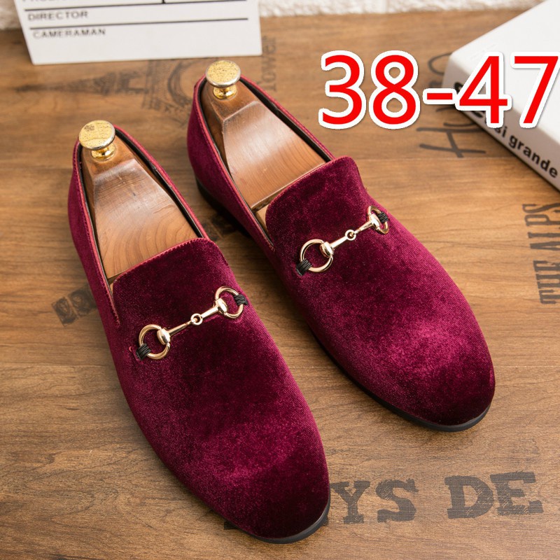 Giày Lười Da Lộn Không Dây Phong Cách Anh Quốc Thời Trang Cho Nam 45 46 47