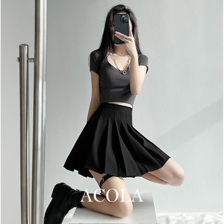 Chân váy chữ a tennis, chân váy xếp ly chữ a Z002